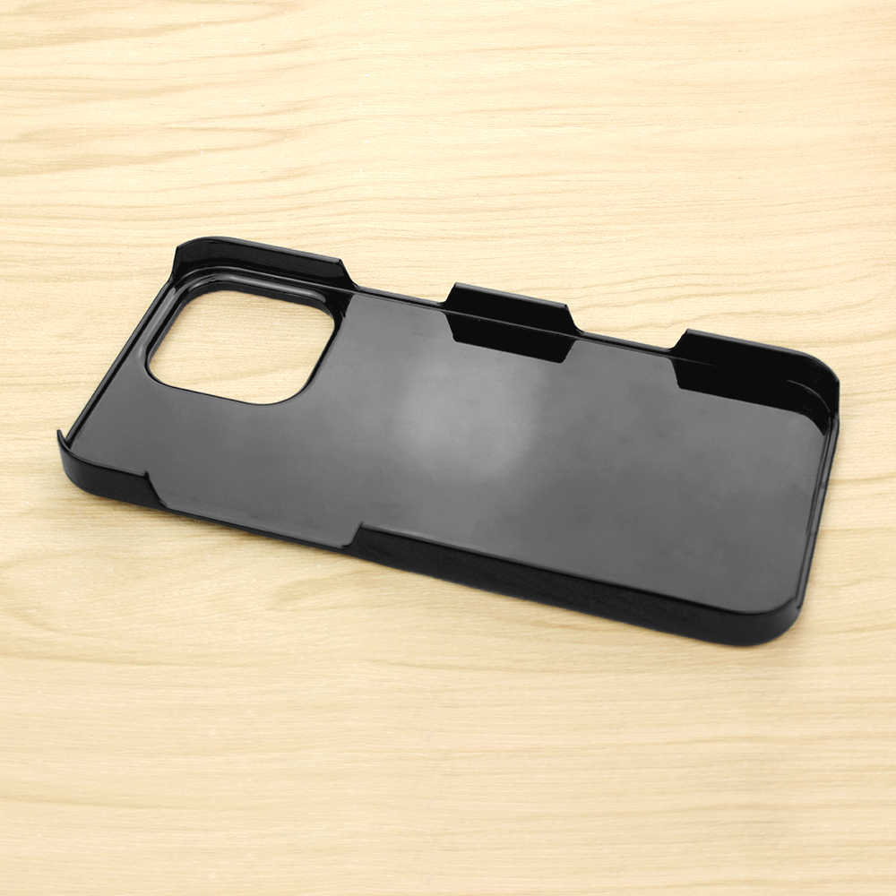 For iPhone 17/16/15/14/12/7/8 Sublimation 2D PC Hard Plastic Phone Case With Metal Insert