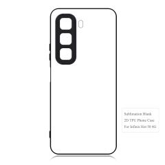 New Arrival Sublimation 2D TPU Phone Case for Infinix Hot 10 Lite,Infinix Hot 50 Series with Aluminum Insert