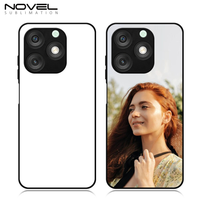 Smooth Sides!!! For Itel A50,Itel A70 4G 2D TPU Phone Case Soft Silicone Phone Shell With Aluminum Insert For Sublimation Printing
