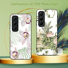 New Arrival Sublimation 2D TPU Phone Case for Infinix Hot 10 Lite,Infinix Hot 50 Series with Aluminum Insert