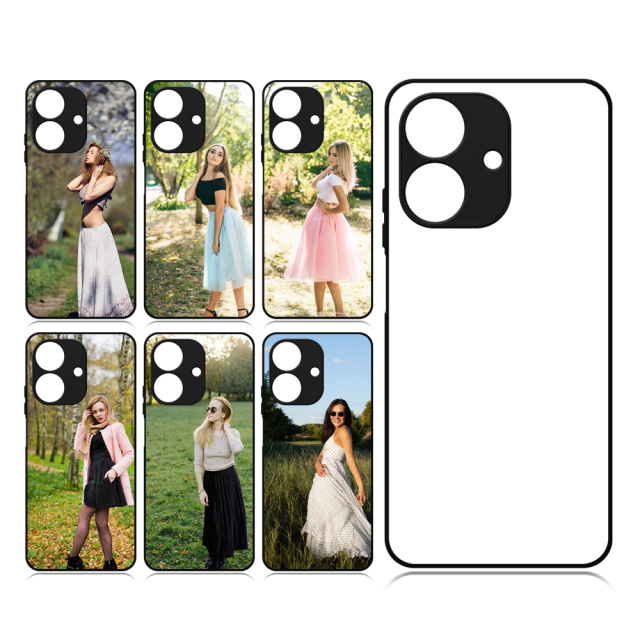 For Realme Note 60 Sublimation Customized 2D TPU Phone Case With Metal Insert Phone Cover