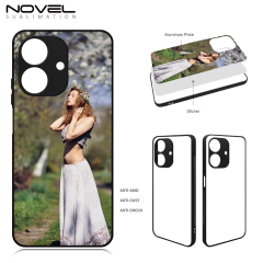 For Realme Note 60 Sublimation Customized 2D TPU Phone Case With Metal Insert Phone Cover
