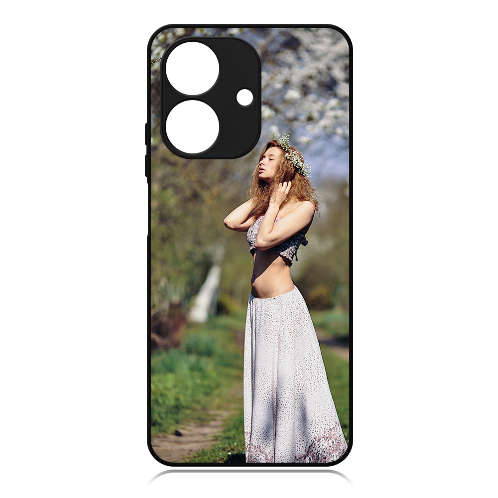 For Realme Note 60 Sublimation Customized 2D TPU Phone Case With Metal Insert Phone Cover