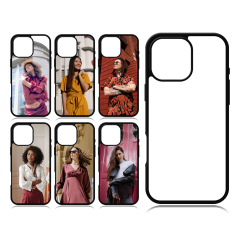 For iPhone 16 /15/14 Series Strong Protection Sublimation 2D 2IN1 Case Heavy Duty Phone Case