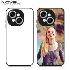 Smooth Sides!!! For Tecno Pop 9 Sublimation DIY 2D Soft Silicone TPU Phone Case Phone Shell With Aluminum Insert