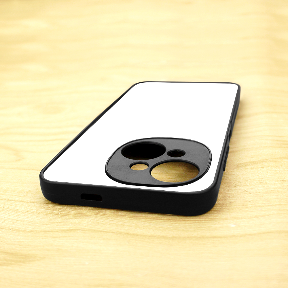 Smooth Sides!!! For Tecno Pop 9 Sublimation DIY 2D Soft Silicone TPU Phone Case Phone Shell With Aluminum Insert