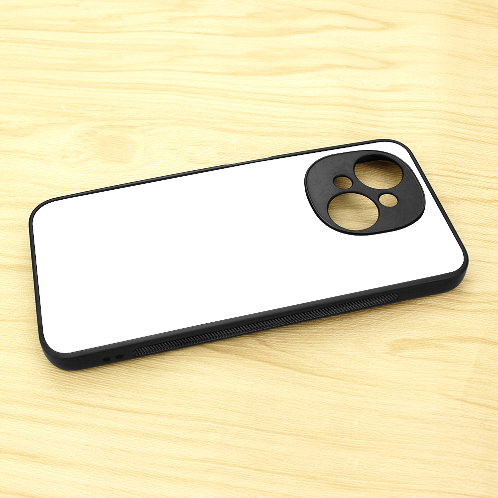 Smooth Sides!!! For Tecno Pop 9 Sublimation DIY 2D Soft Silicone TPU Phone Case Phone Shell With Aluminum Insert