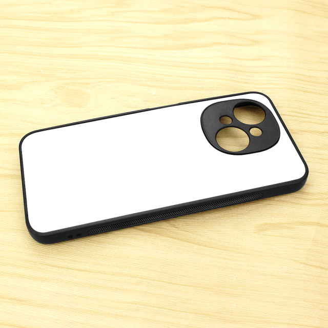 Smooth Sides!!! For Tecno Pop 9 Sublimation DIY 2D Soft Silicone TPU Phone Case Phone Shell With Aluminum Insert