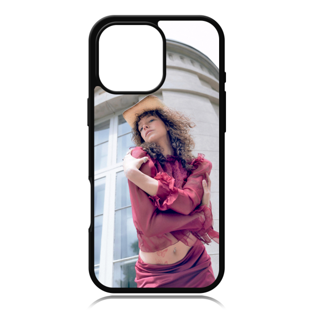 For iPhone 16 /15/14 Series Strong Protection Sublimation 2D 2IN1 Case Heavy Duty Phone Case