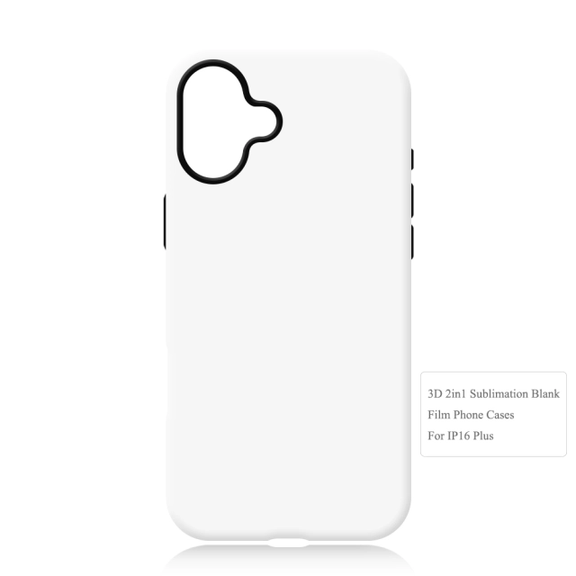 New arrival Sublimation 3D 2in1 Coated Magsafe Phone Case For iPhone 13,14,15,16 Series Support Wireless Charging