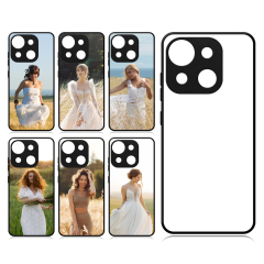 Smooth Sides!!! For Itel A50C/A06,A50,Itel A70 4G 2D TPU Phone Case Soft Silicone Phone Shell With Aluminum Insert For Sublimation Printing
