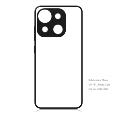 Smooth Sides!!! For Itel A50,Itel A70 4G 2D TPU Phone Case Soft Silicone Phone Shell With Aluminum Insert For Sublimation Printing
