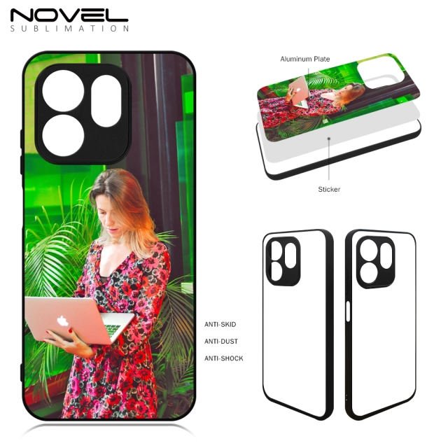 New Arrival Sublimation 2D TPU Phone Case for Infinix Hot 50i/Smart 9 with Aluminum Insert