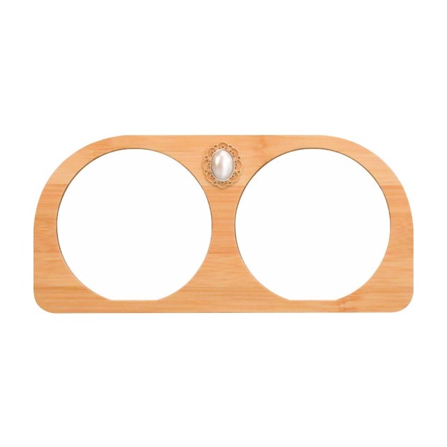 New Arrival Sublimation Blank Bamboo Couple Photo Frames Sublimation Blanks Aluminum Photo Frame Display for Lovers Creative Gift