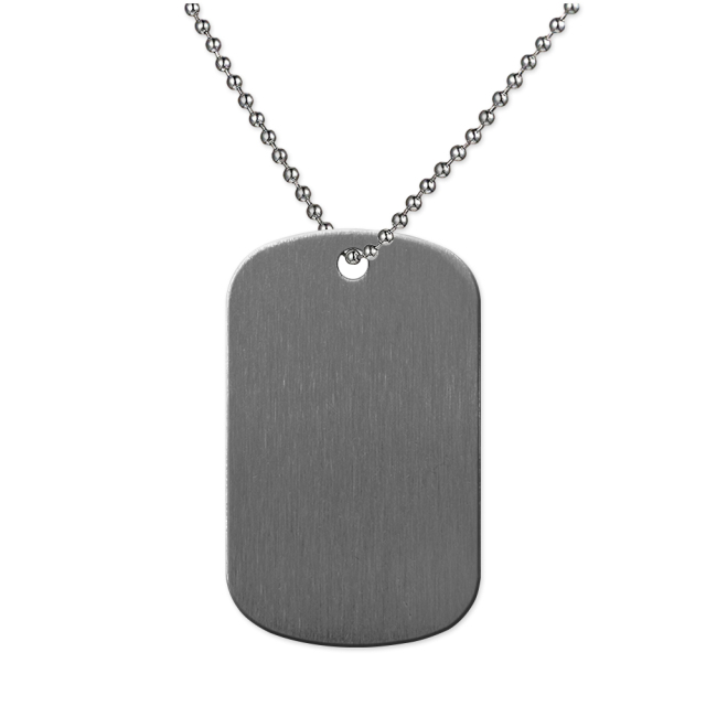 New Arrival Sublimation Stainless Steel Double Sided Print Dog Tags White & Silver Available