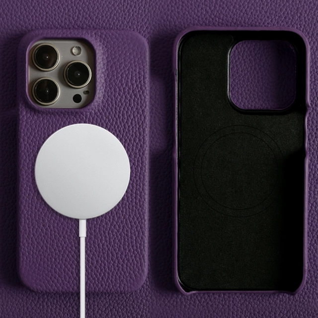 New Arrival Genuine Leather Magnetic Phone Case for iPhone 16,15,14,13 Series 17 Colors Available