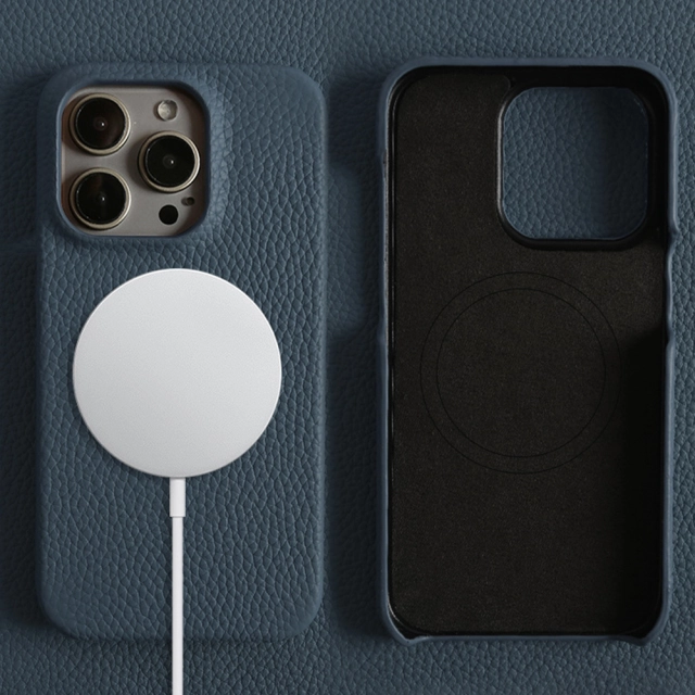 New Arrival Genuine Leather Magnetic Phone Case for iPhone 16,15,14,13 Series 17 Colors Available