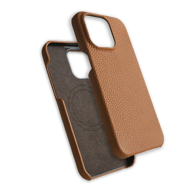 New Arrival Genuine Leather Magnetic Phone Case for iPhone 16,15,14,13 Series 17 Colors Available