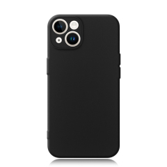 Luquid Silicone Black Phone Case UV Printable Phone Case for iPhone 16,15,14,13 Series