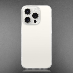UV Printable Phone Case for iPhone 16,15,14,13 Series Transparent Soft TPU Phone Case