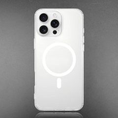 Combining Hight-transparency Acrylic and TPU All-inclusive Anti-drop Mobile Phone Case with Magnetic Adsorption for iPhone 16 Series