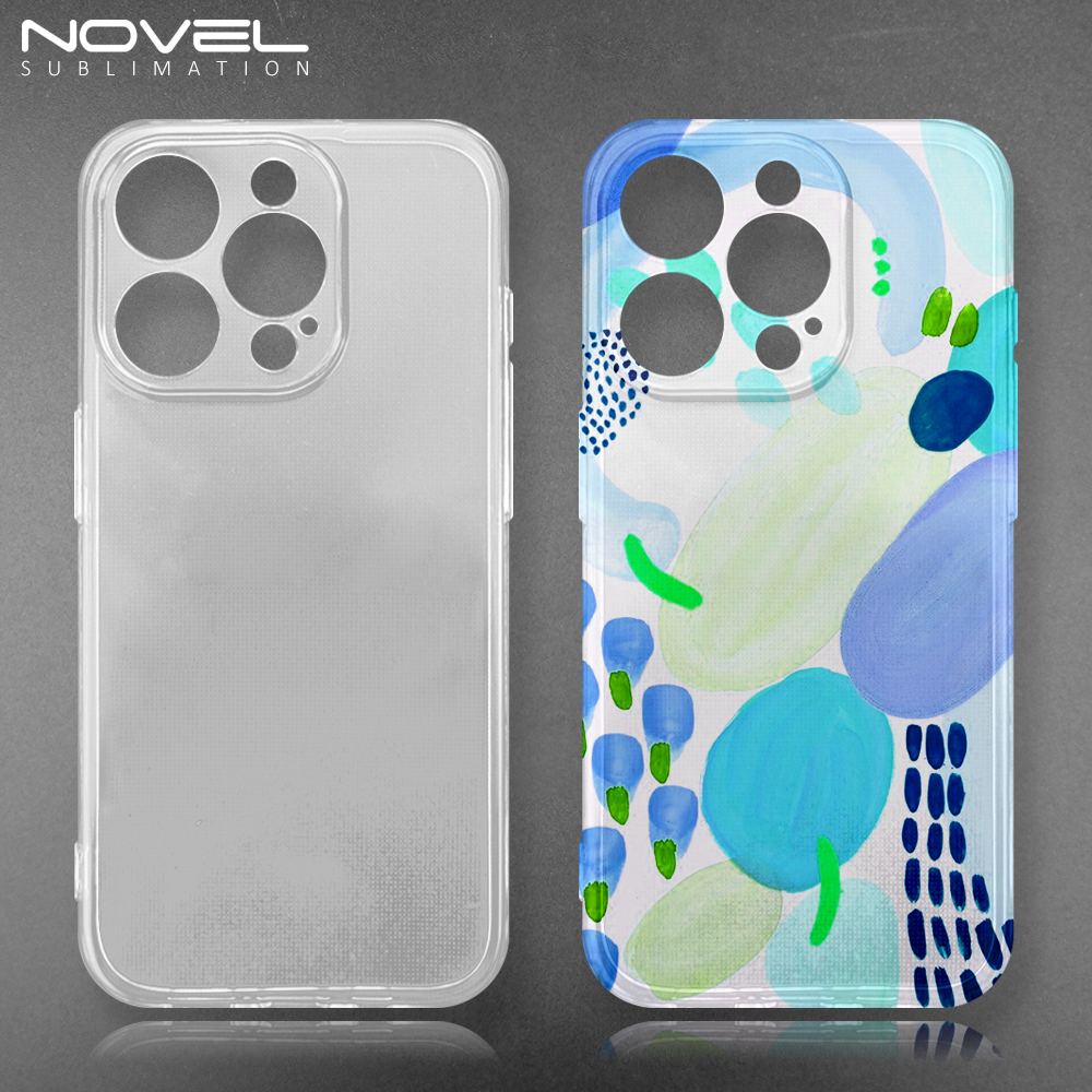 UV Printable Phone Case for iPhone 17,16,15,14,13 Series Transparent Soft TPU Phone Case
