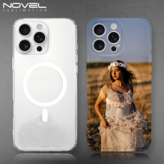 Combining Hight-transparency Acrylic and TPU All-inclusive Anti-drop Mobile Phone Case with Magnetic Adsorption for iPhone 16 Series