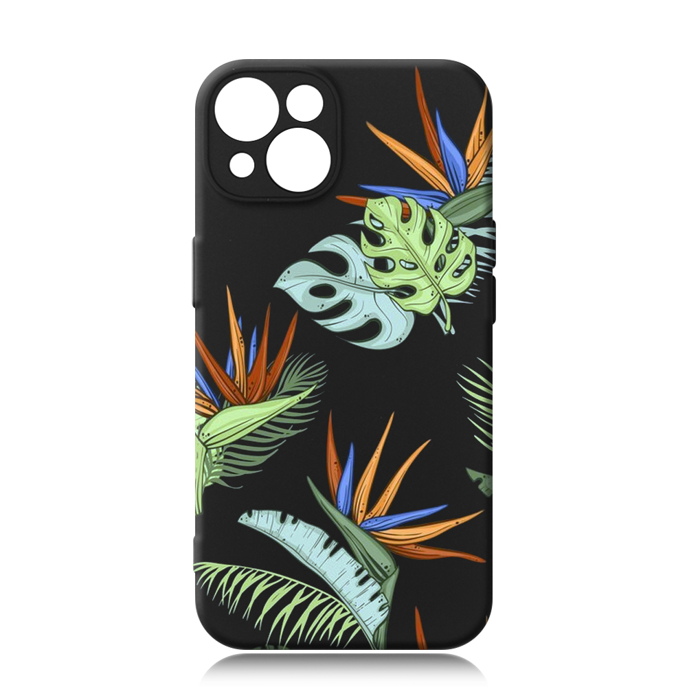 Luquid Silicone Black Phone Case UV Printable Phone Case for iPhone 16,15,14,13 Series