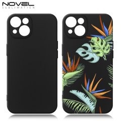 Luquid Silicone Black Phone Case UV Printable Phone Case for iPhone 16,15,14,13 Series