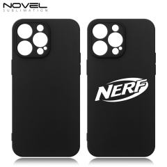 UV Printable Black Matte Phone Case for iPhone 16,15,14,13 Series Transparent Soft TPU Phone Case