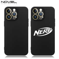 UV Printable Black Matte Phone Case for iPhone 16,15,14,13 Series Transparent Soft TPU Phone Case