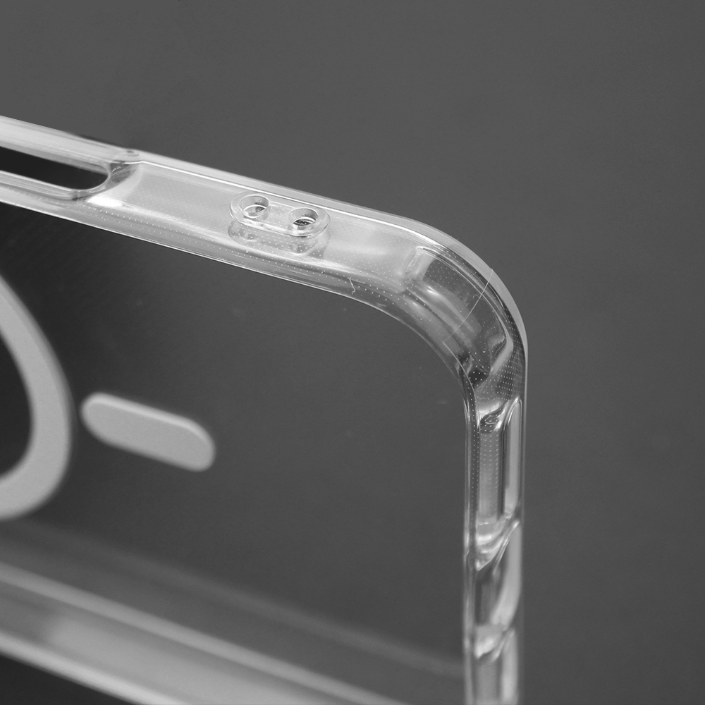 Combining Hight-transparency Acrylic and TPU All-inclusive Anti-drop Mobile Phone Case with Magnetic Adsorption for iPhone 16,15,14 Series