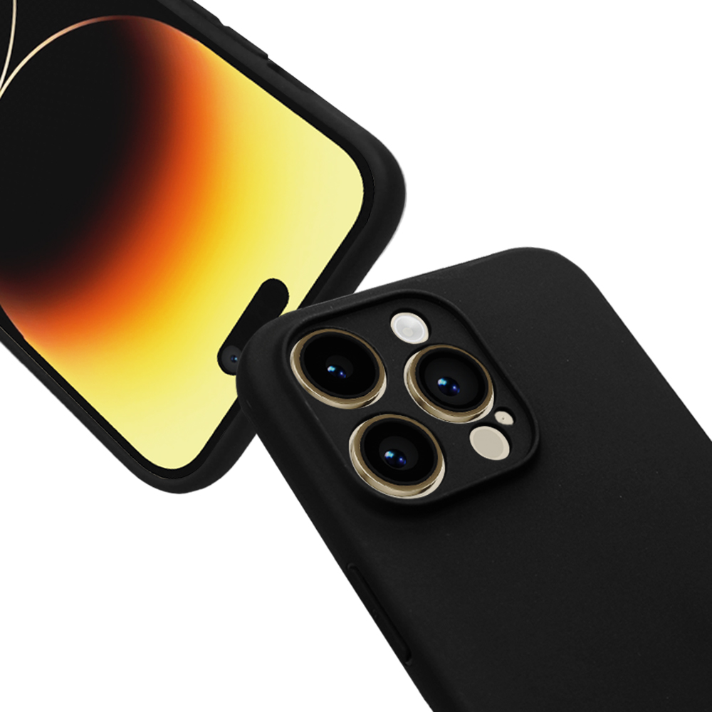 UV Printable Black Matte Phone Case for iPhone 16,15,14,13 Series Transparent Soft TPU Phone Case