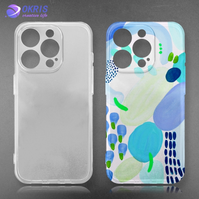 UV Printable Phone Case for iPhone 16,15,14,13 Series Transparent Soft TPU Phone Case