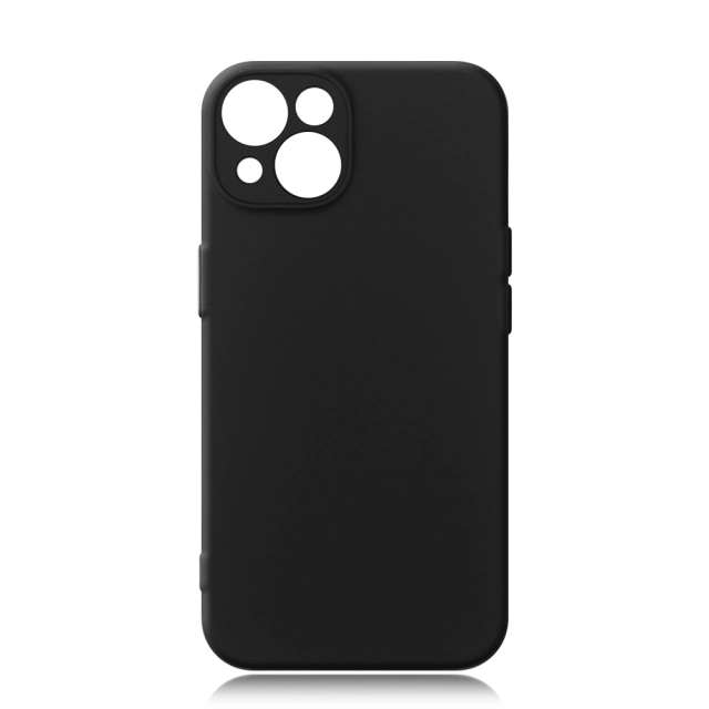 Luquid Silicone Black Phone Case UV Printable Phone Case for iPhone 16,15,14,13 Series