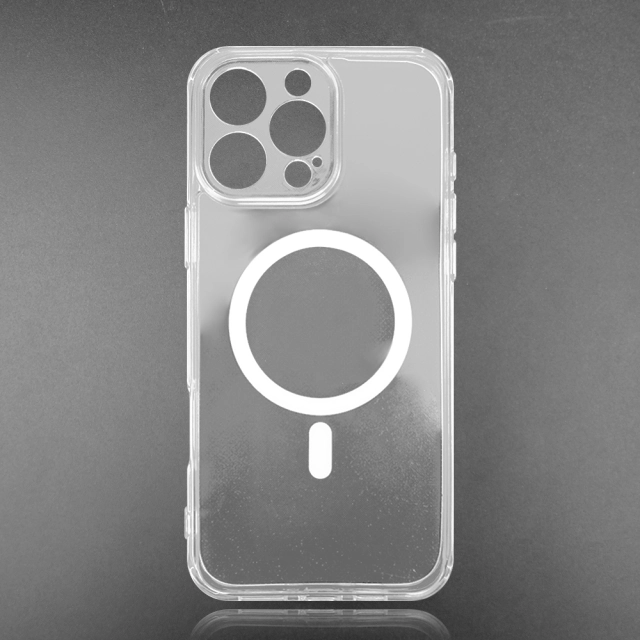 Combining Hight-transparency Acrylic and TPU All-inclusive Anti-drop Mobile Phone Case with Magnetic Adsorption for iPhone 16 Series