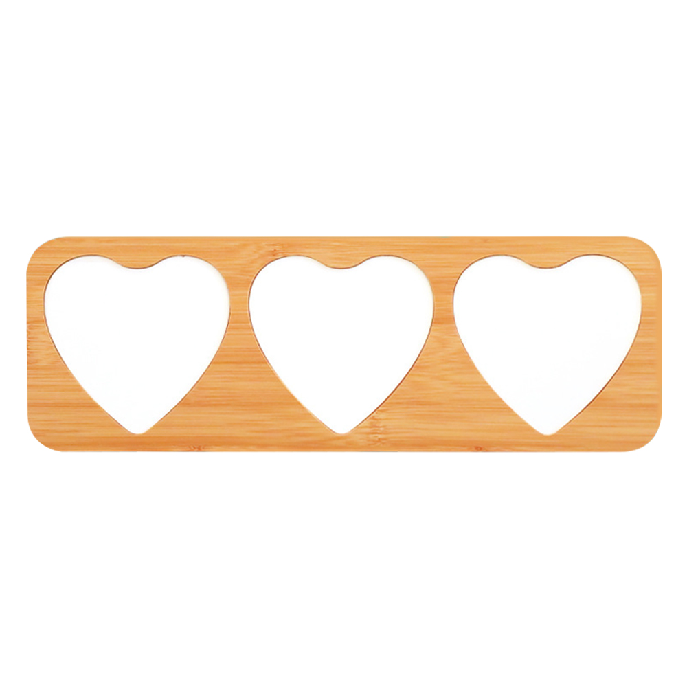 New Arrival Sublimation Blank Bamboo Photo Frames Sublimation Blanks Aluminum Photo Frame Display for Lovers Creative Gift