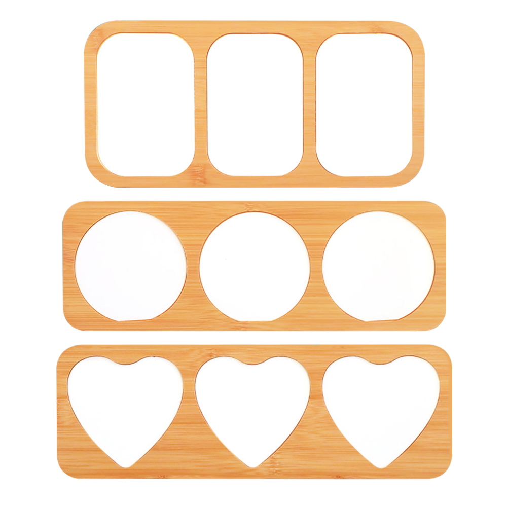 New Arrival Sublimation Blank Bamboo Photo Frames Sublimation Blanks Aluminum Photo Frame Display for Lovers Creative Gift