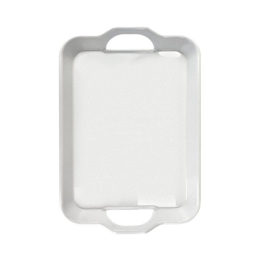 New Arrival Sublimation Plastic Serving Dinner Tray with Handle Food Tray Stackable Party Trays for Dinner Snacks