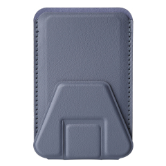 New Arrival PU Leather Card Holder with Adhesive Stick-on Stand Colorful Card Holder with Stand for Back of Phone