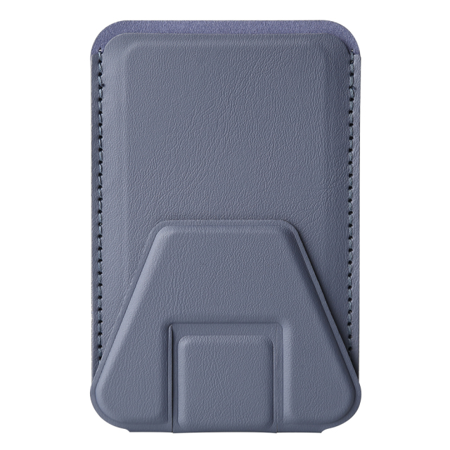 New Arrival PU Leather Card Holder with Adhesive Stick-on Stand Colorful Card Holder with Stand for Back of Phone