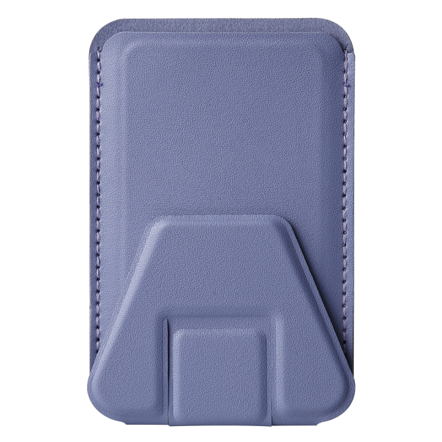 New Arrival PU Leather Card Holder with Adhesive Stick-on Stand Colorful Card Holder with Stand for Back of Phone