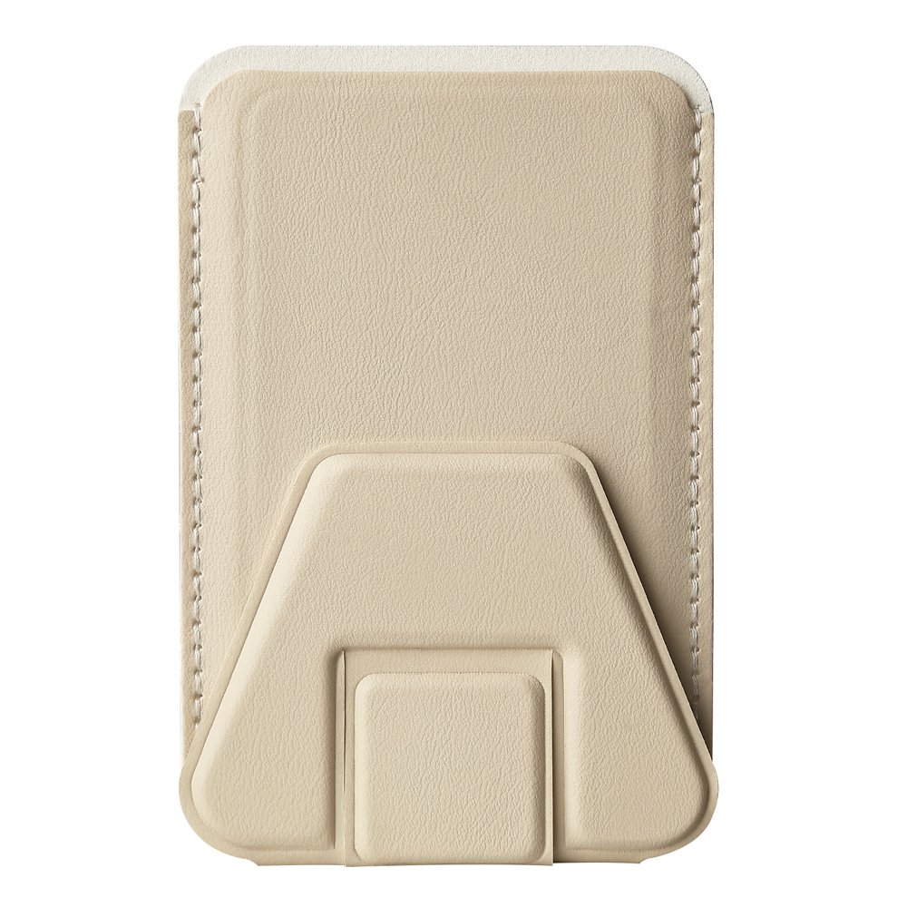 New Arrival PU Leather Card Holder with Adhesive Stick-on Stand Colorful Card Holder with Stand for Back of Phone