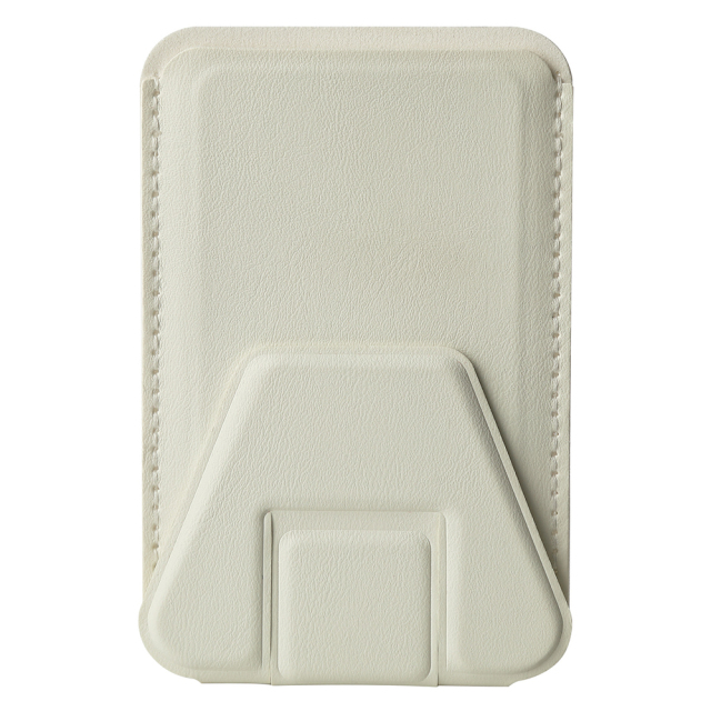 New Arrival PU Leather Card Holder with Adhesive Stick-on Stand Colorful Card Holder with Stand for Back of Phone