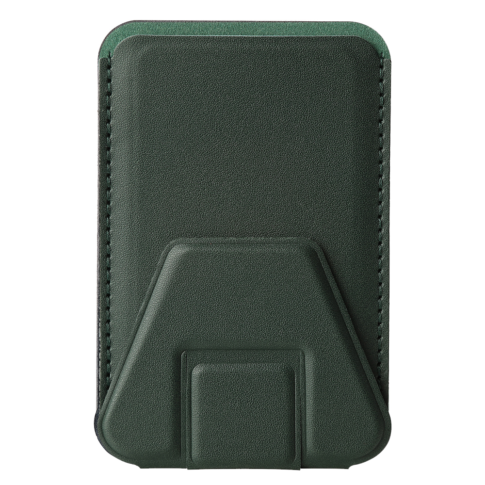 New Arrival PU Leather Card Holder with Adhesive Stick-on Stand Colorful Card Holder with Stand for Back of Phone