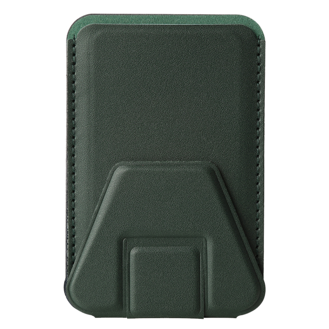 New Arrival PU Leather Card Holder with Adhesive Stick-on Stand Colorful Card Holder with Stand for Back of Phone