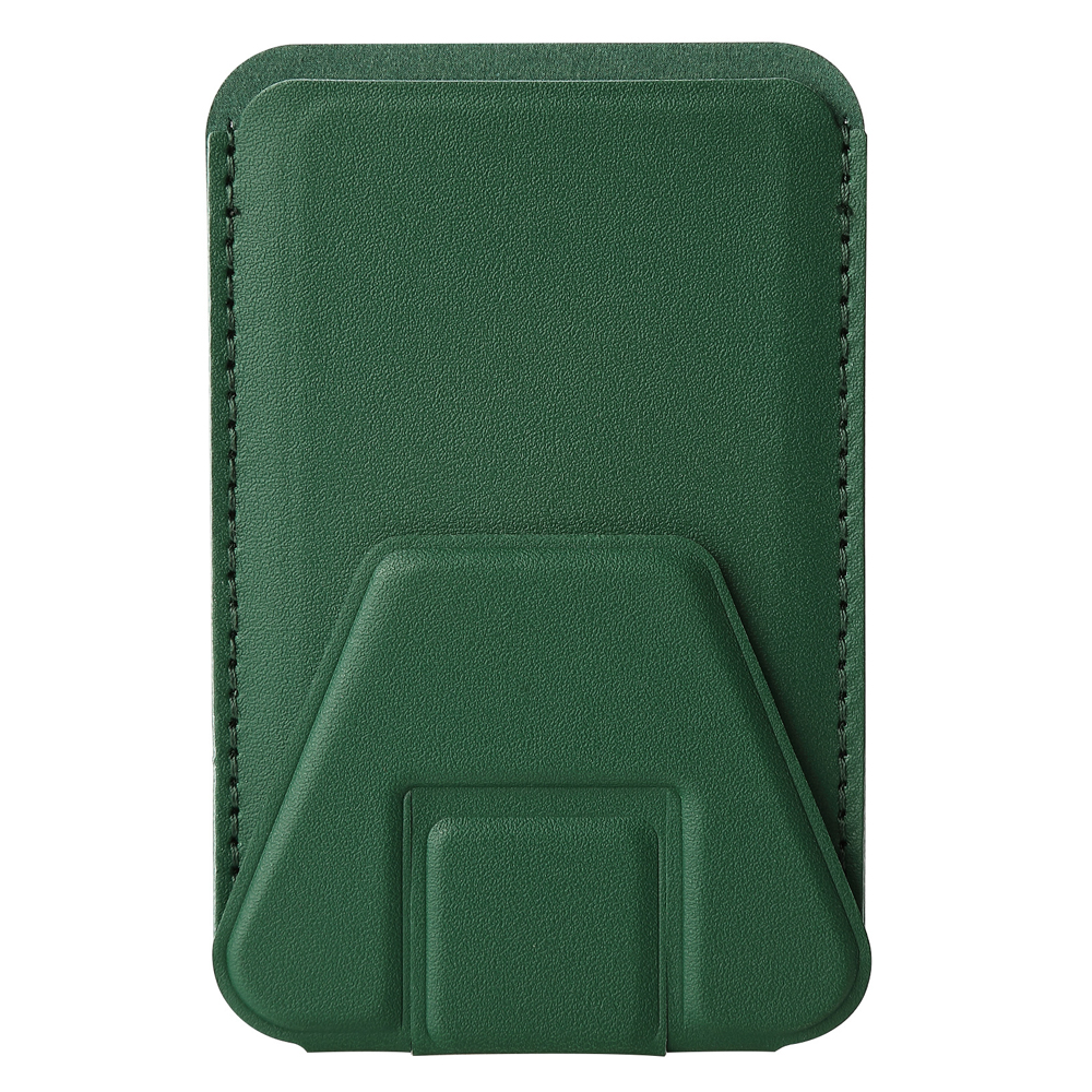 New Arrival PU Leather Card Holder with Adhesive Stick-on Stand Colorful Card Holder with Stand for Back of Phone