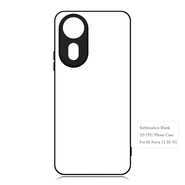 New Arrival!!! For Huawei Nova 12 SE 5G Sublimation Blank Rubber 2D TPU Phone Case Cover
