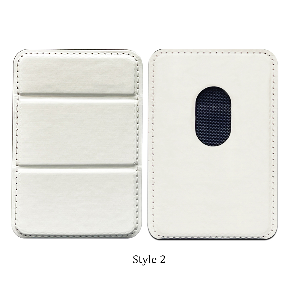 New Arrival Sublimation PU Leather Card Holder with Stand Adhesive and Magnetic Style Available