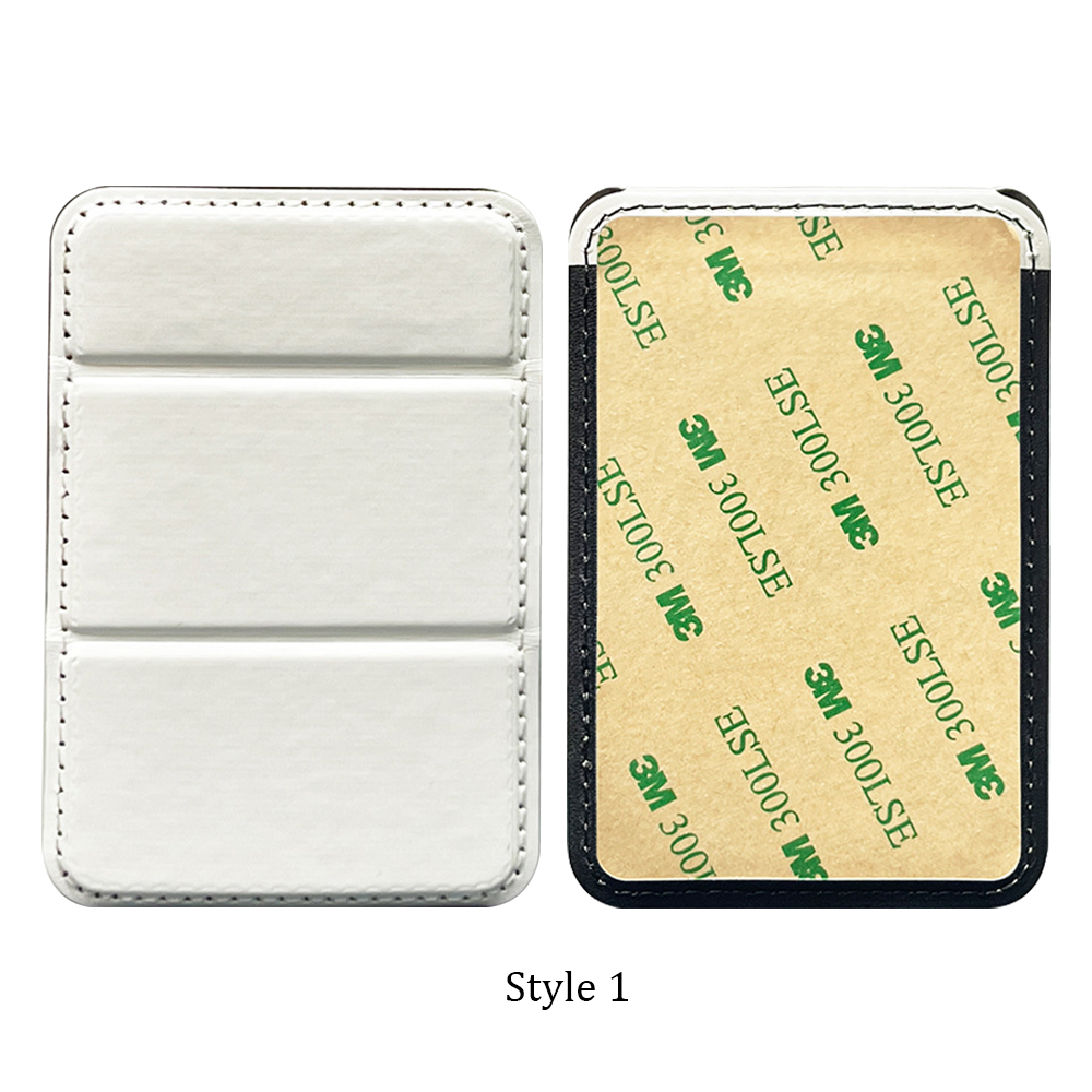 New Arrival Sublimation PU Leather Card Holder with Stand Adhesive and Magnetic Style Available